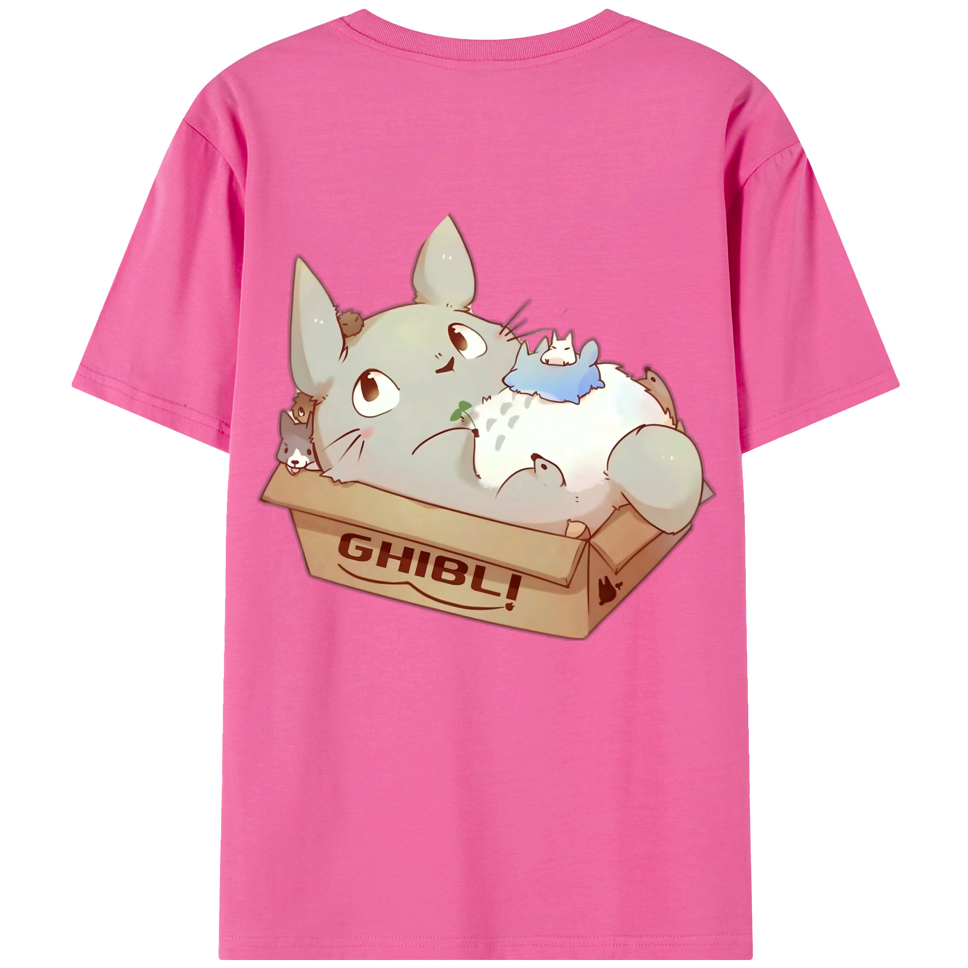 （画像用） となりのトトロ 草壁メイ 草壁サツキ My Neighbor Totoro Satsuki Kusakabe Mei Kusakabe レディース半袖Tシャツ(バックプリント)